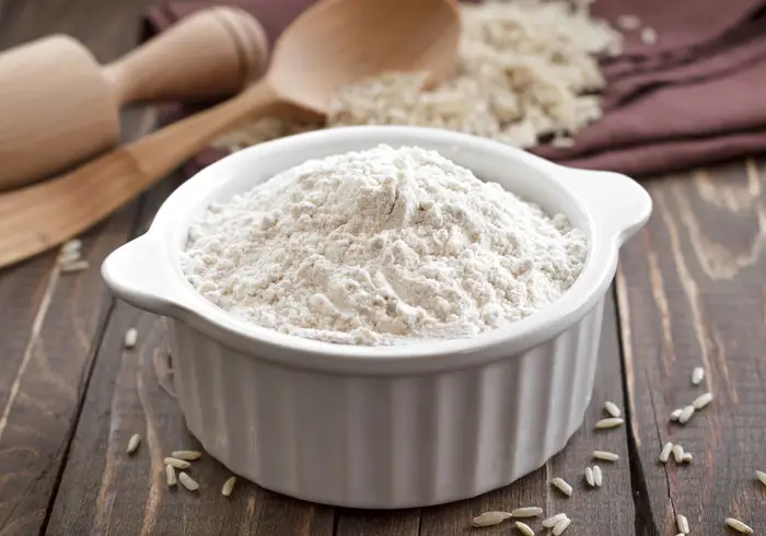 rice flour as a natural exfoliator