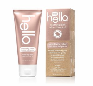 Hello Oral Care Sensitivity Relief SLS Free Toothpaste with Fluoride