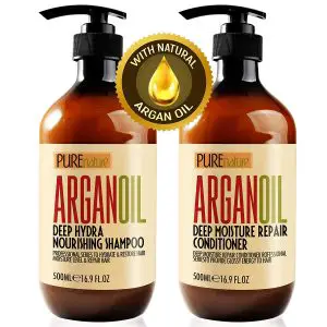Moroccan Argan Oil Shampoo and Conditioner SLS Sulfate Free Organic Gift Set